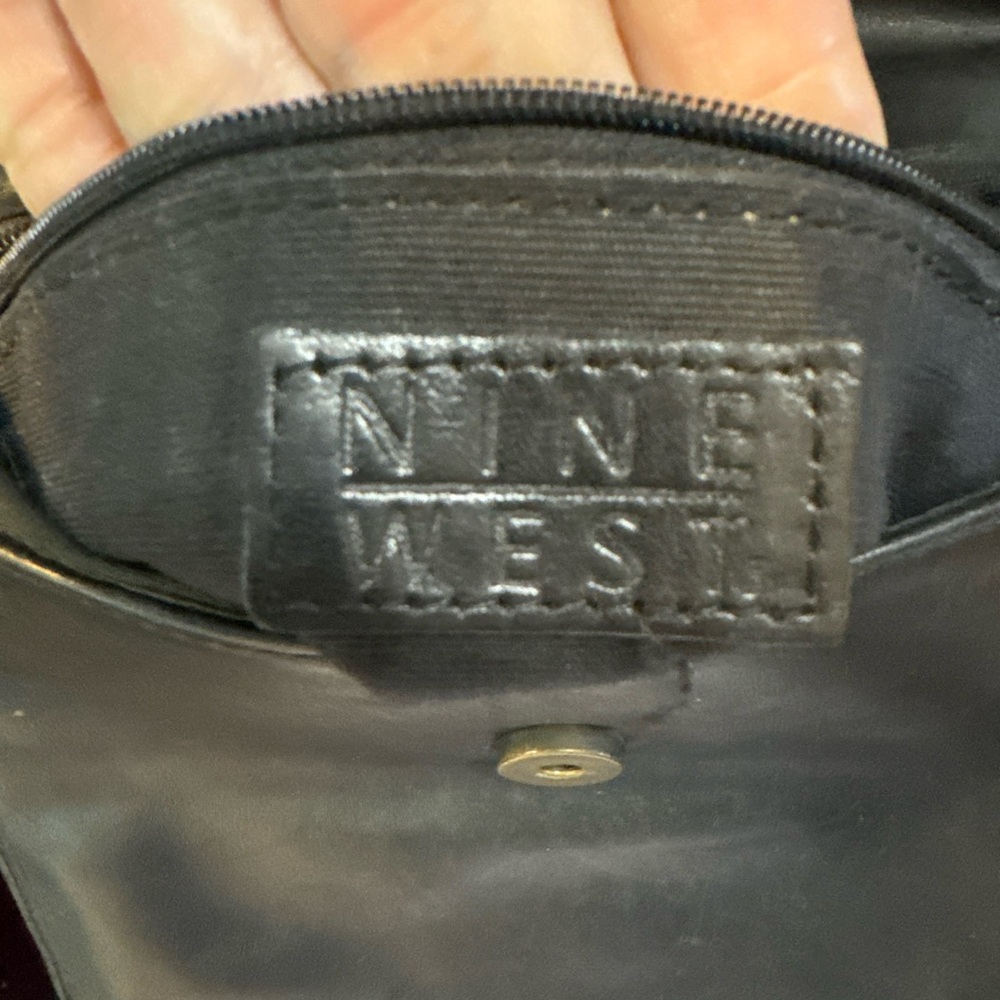 Nine West Navy Leather Bag - Picture 10 of 10